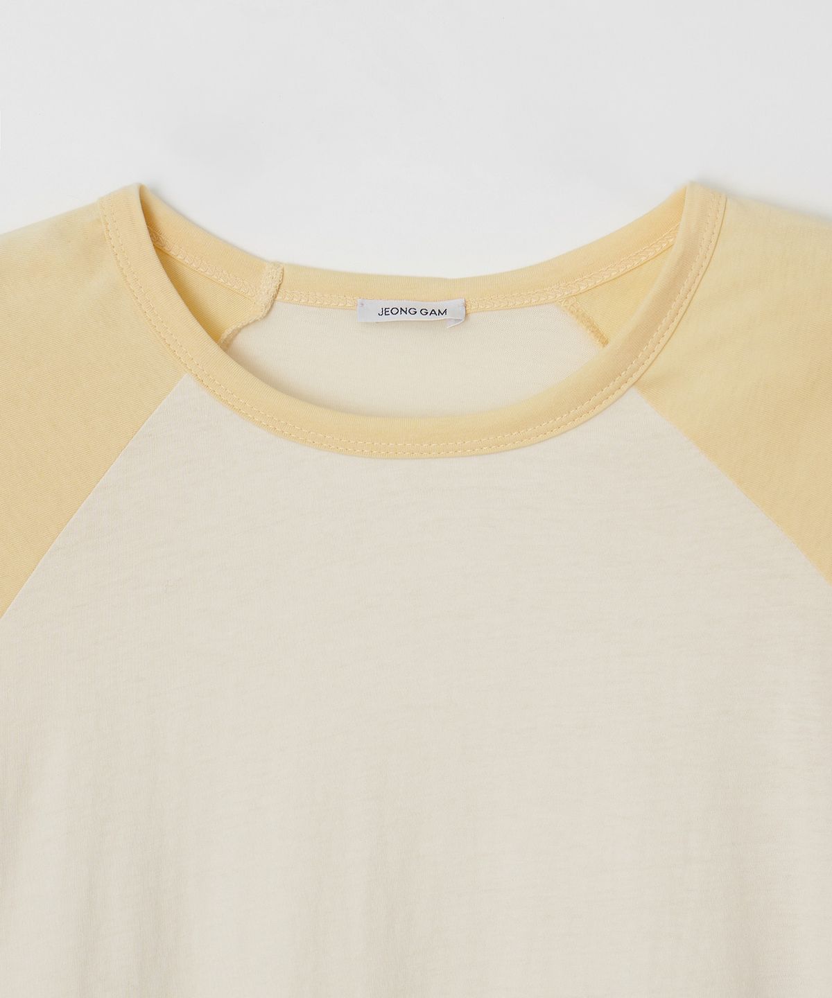정감 스튜디오(JEONGGAM STUDIOS) Natural Color Block Reglan Long Sleeve_3 color