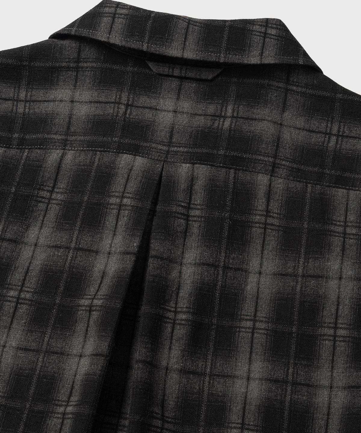 넌블랭크(NONBLANK) 플란넬 옴브레 체크 HS 셔츠_DARK GREY