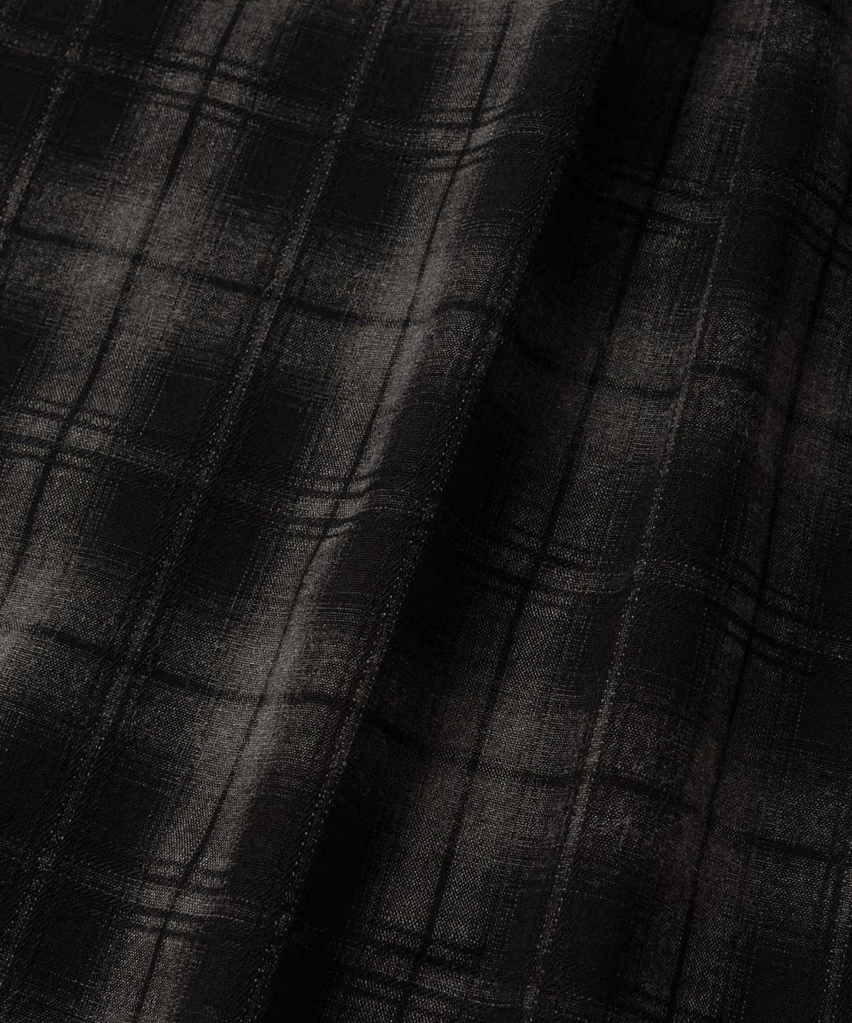 넌블랭크(NONBLANK) 플란넬 옴브레 체크 HS 셔츠_DARK GREY