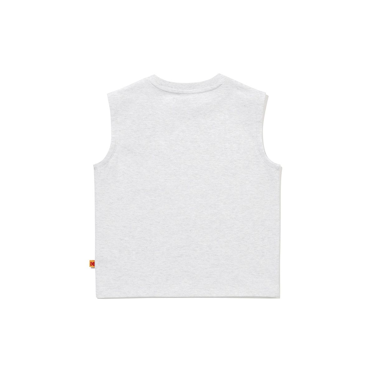 코닥 키즈(KODAK KIDS) 프레쉬 아스킨 나시 티셔츠 키즈 WHITE MELANGE
