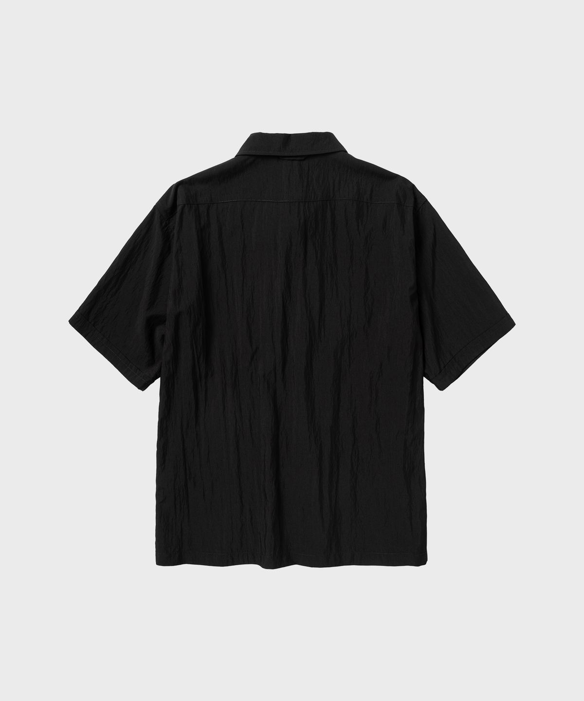 넌블랭크(NONBLANK) 네츄럴 링클 과야베라 HS 셔츠_BLACK