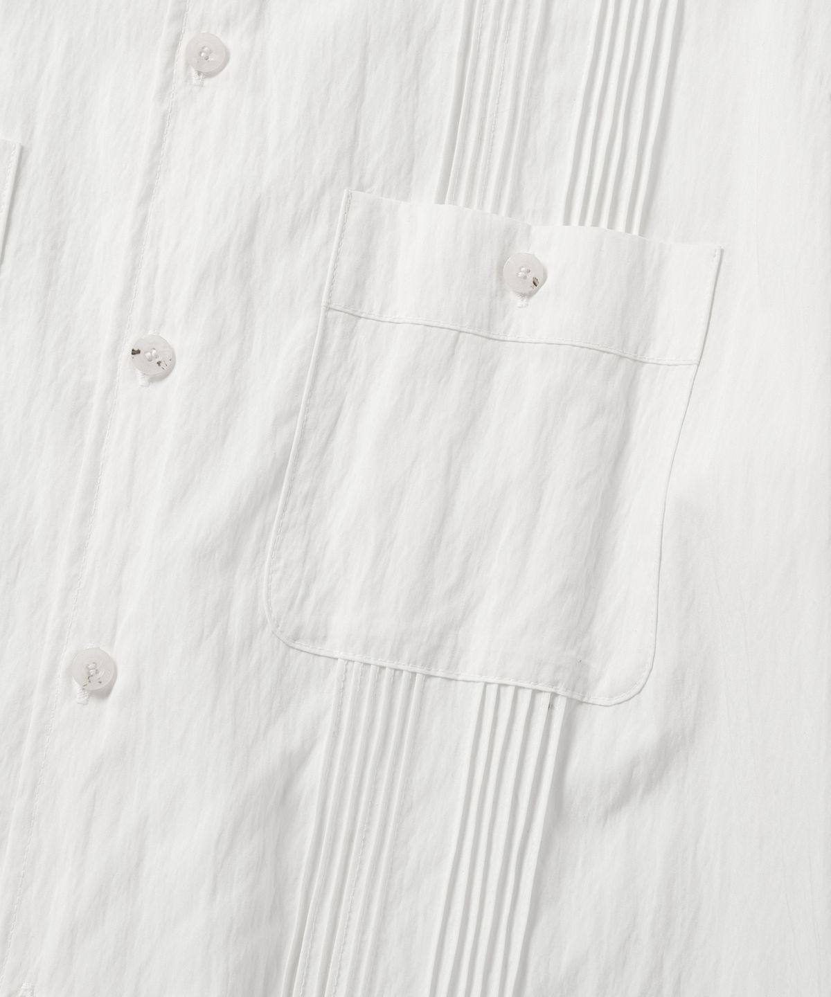 넌블랭크(NONBLANK) 네츄럴 링클 과야베라 HS 셔츠_WHITE
