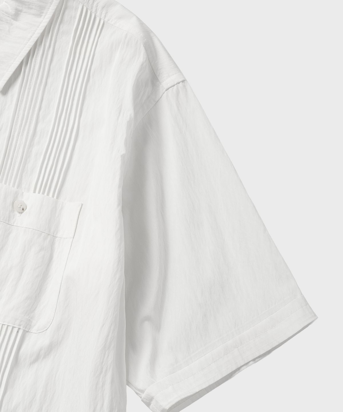 넌블랭크(NONBLANK) 네츄럴 링클 과야베라 HS 셔츠_WHITE
