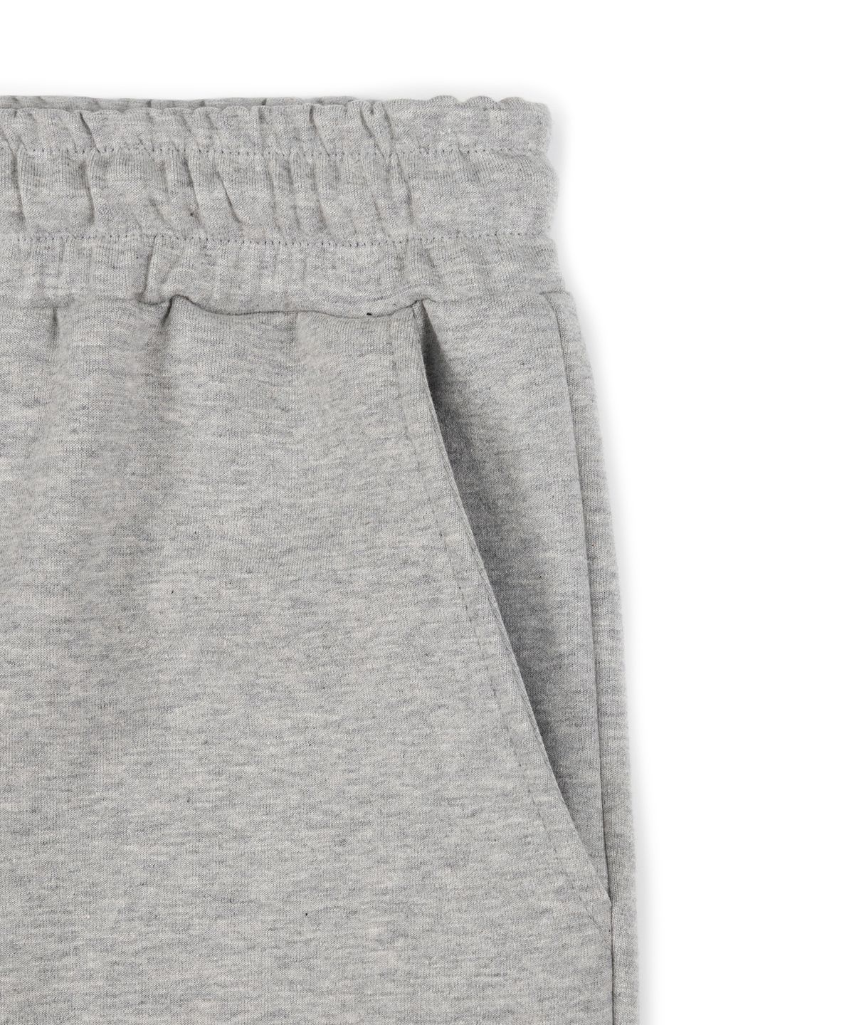 더트웰브라운드(THE 12TH ROUND) THE 12TH ROUND LOGO BERMUDA SWEAT SHORTS GRAY