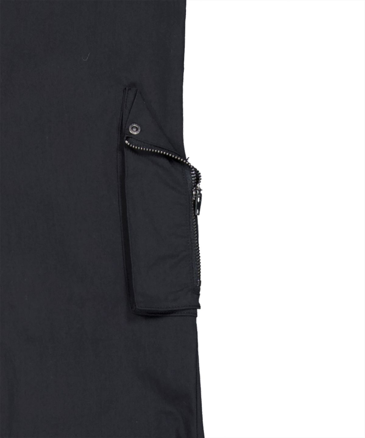 락케이크(ROCKCAKE) Shirring Pocket Flare Pants - Black
