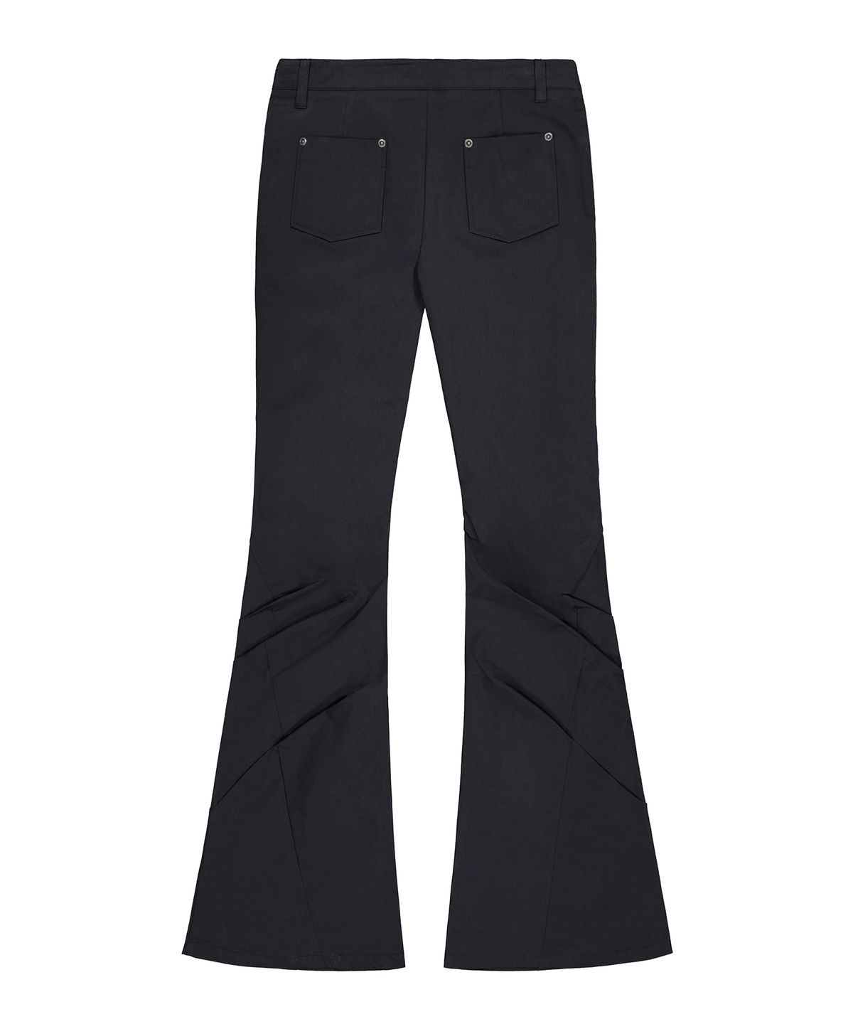 락케이크(ROCKCAKE) Wrap Waist Flare Pants - Black