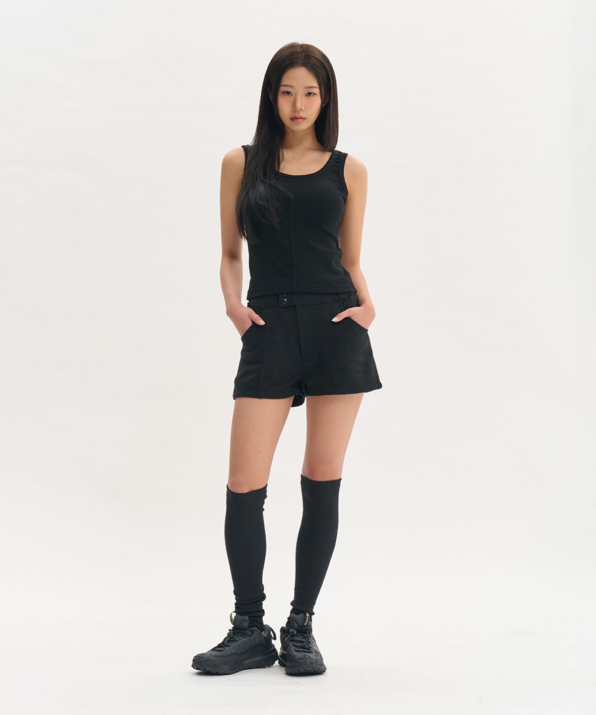 나인제트(NINEZ) [2PACK] 시그니처 슬림 슬리브리스 (2color)