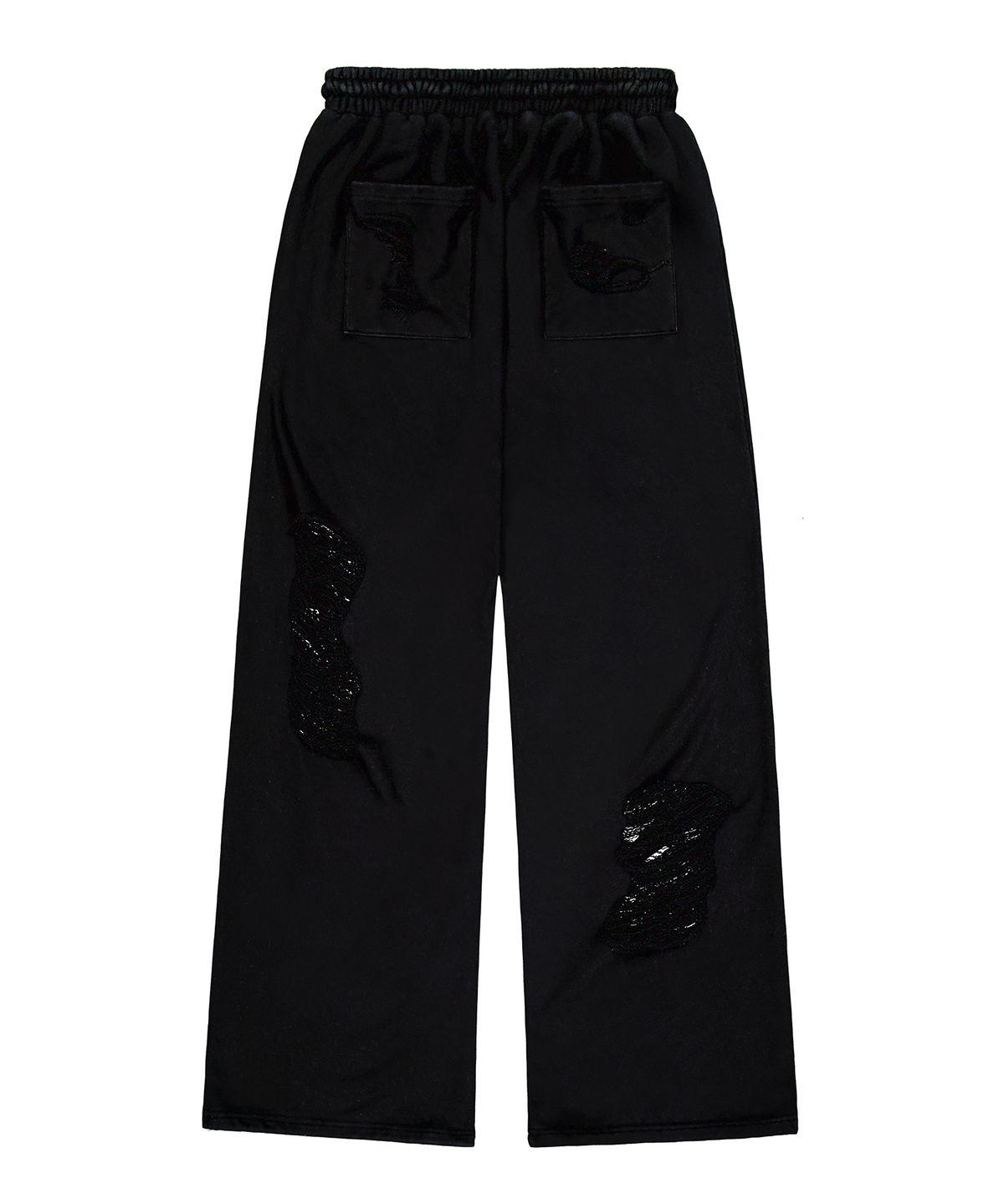 락케이크(ROCKCAKE) Creation Damage Jogger - Black