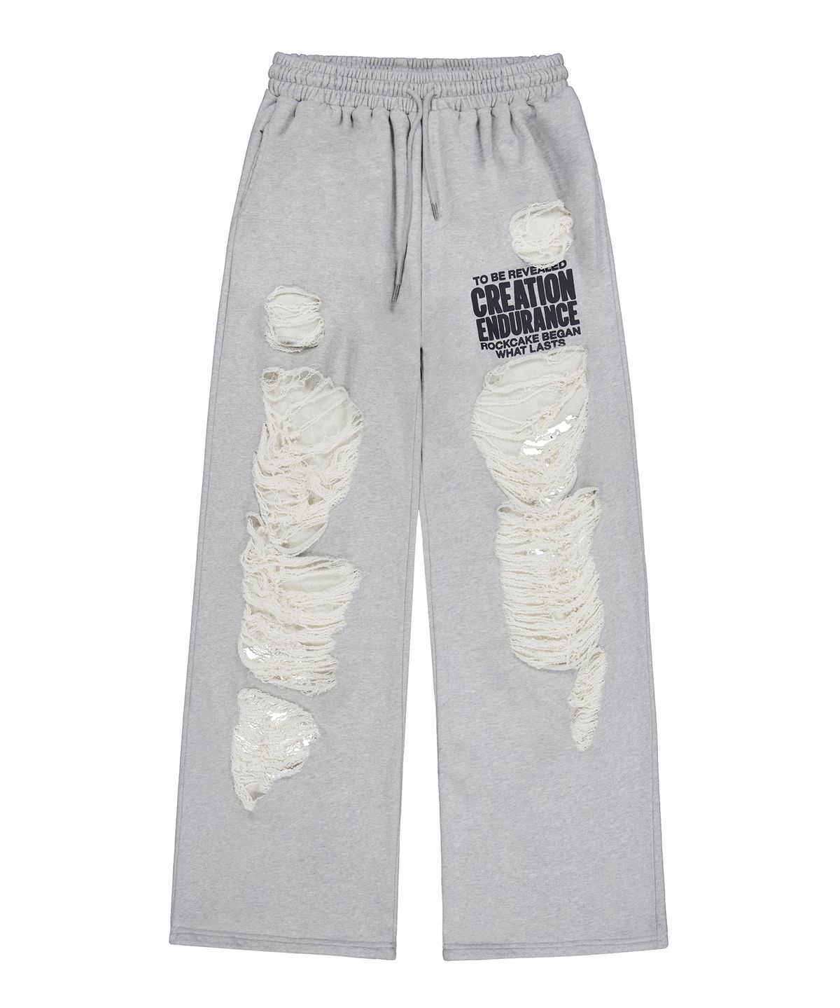 락케이크(ROCKCAKE) Creation Damage Jogger - Gray