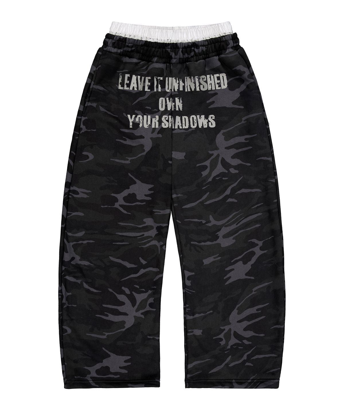 락케이크(ROCKCAKE) Camo Boxer Layered 2way Jogger - Black