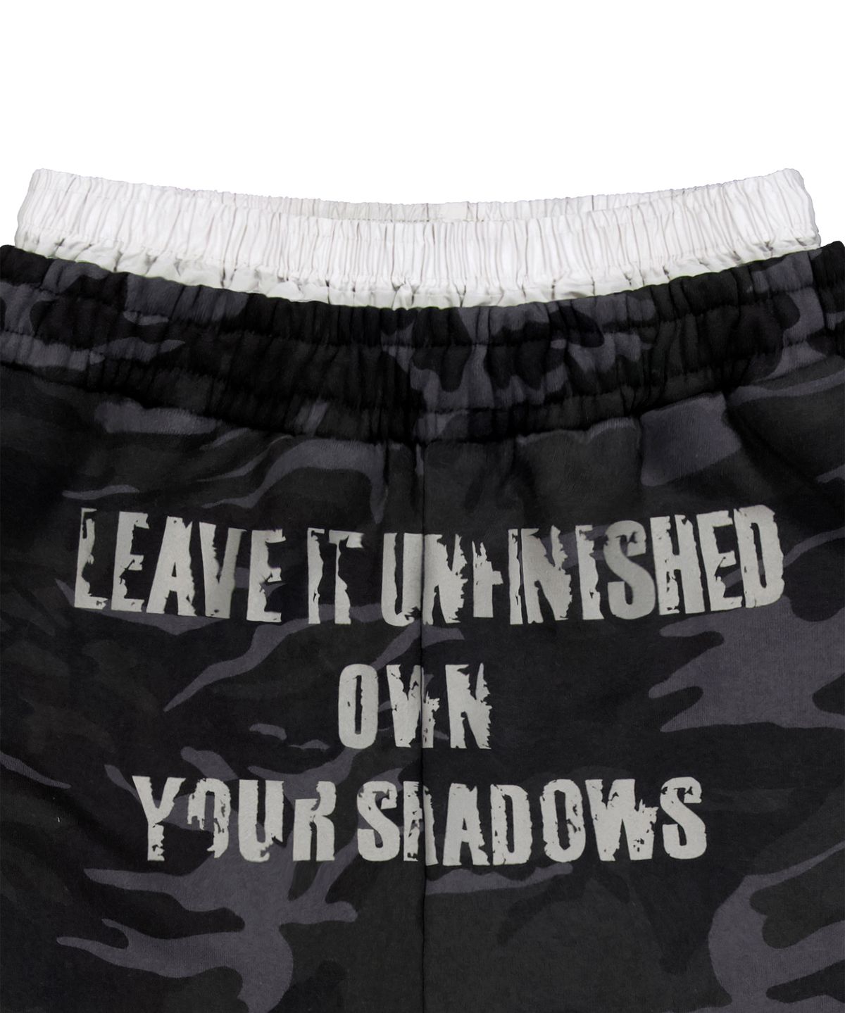 락케이크(ROCKCAKE) Camo Boxer Layered 2way Jogger - Black