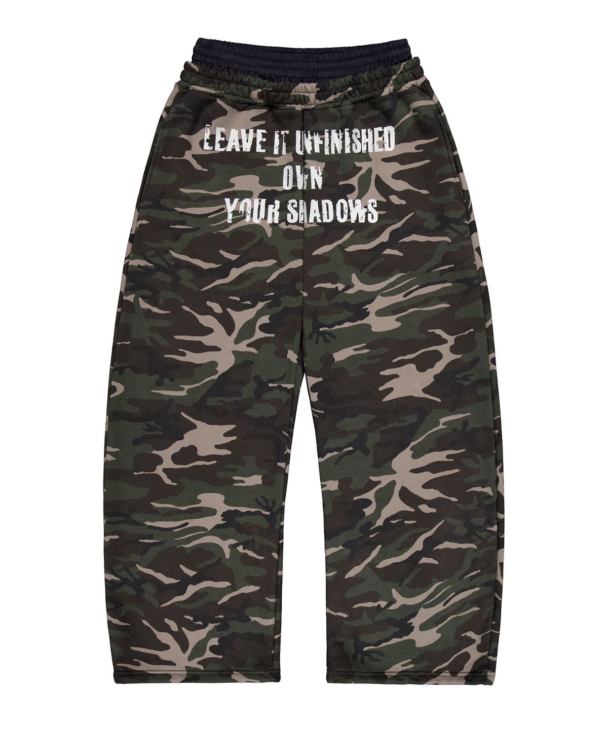 락케이크(ROCKCAKE) Camo Boxer Layered 2way Jogger - Khaki