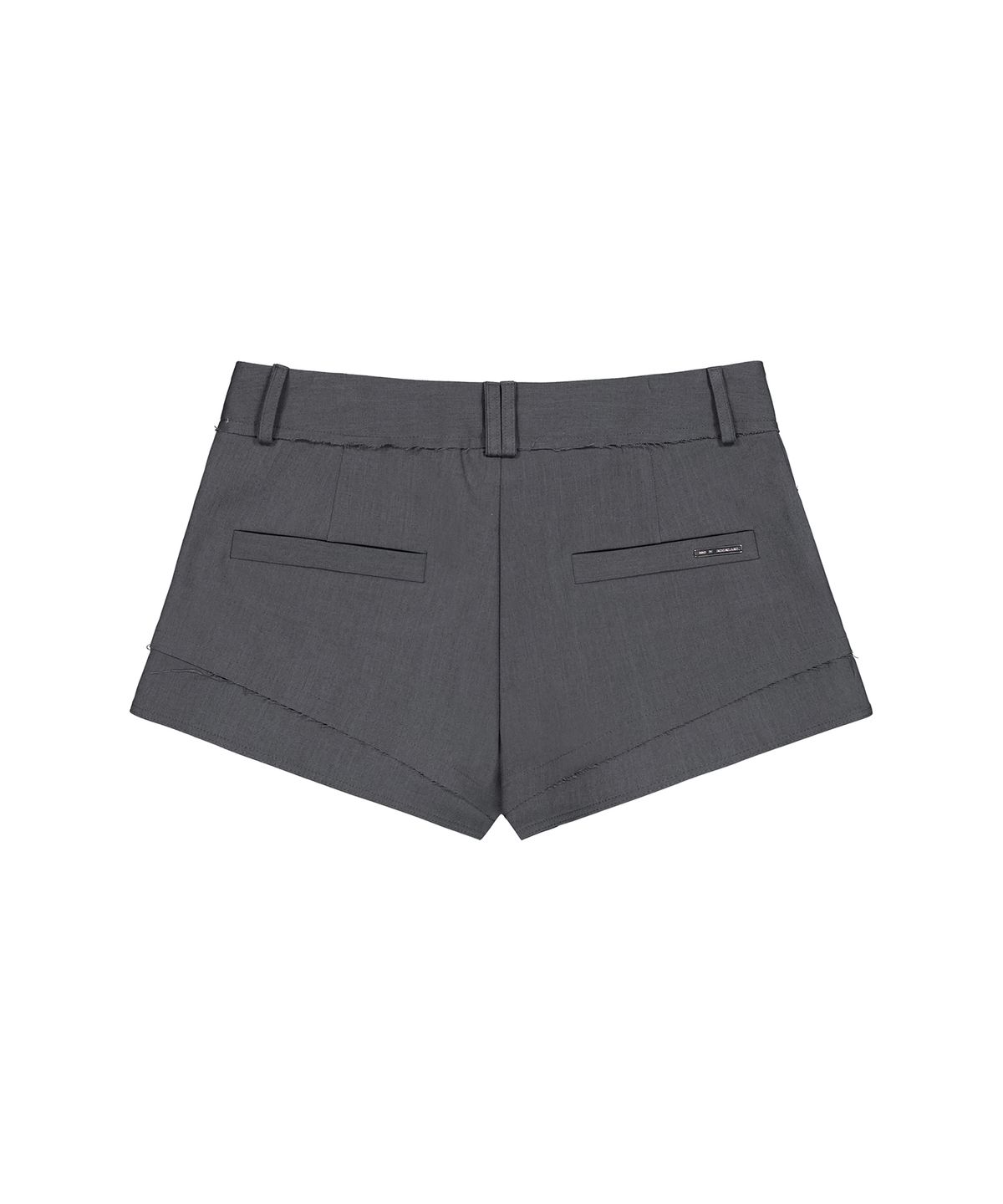 락케이크(ROCKCAKE) Layer Cut Shorts - Charcoal