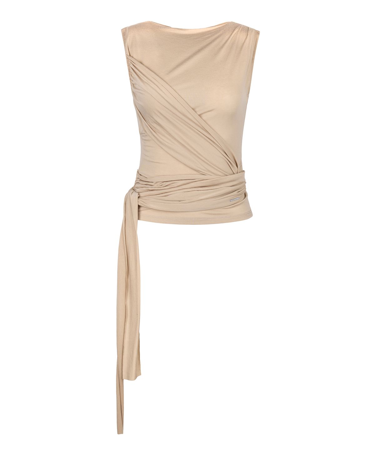 락케이크(ROCKCAKE) Flow Wrap Sleeveless - Beige