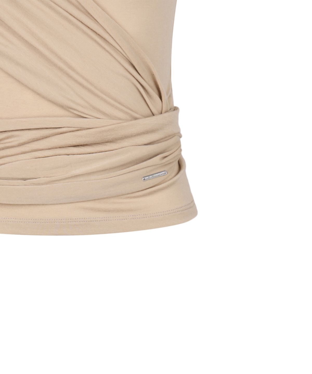 락케이크(ROCKCAKE) Flow Wrap Sleeveless - Beige