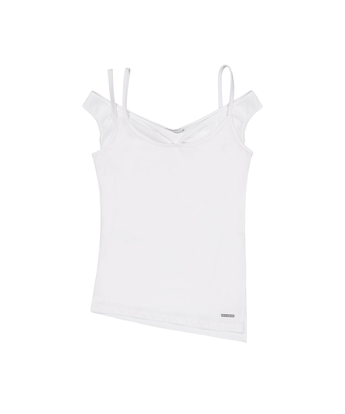 락케이크(ROCKCAKE) Off Shoulder Strap Top - White