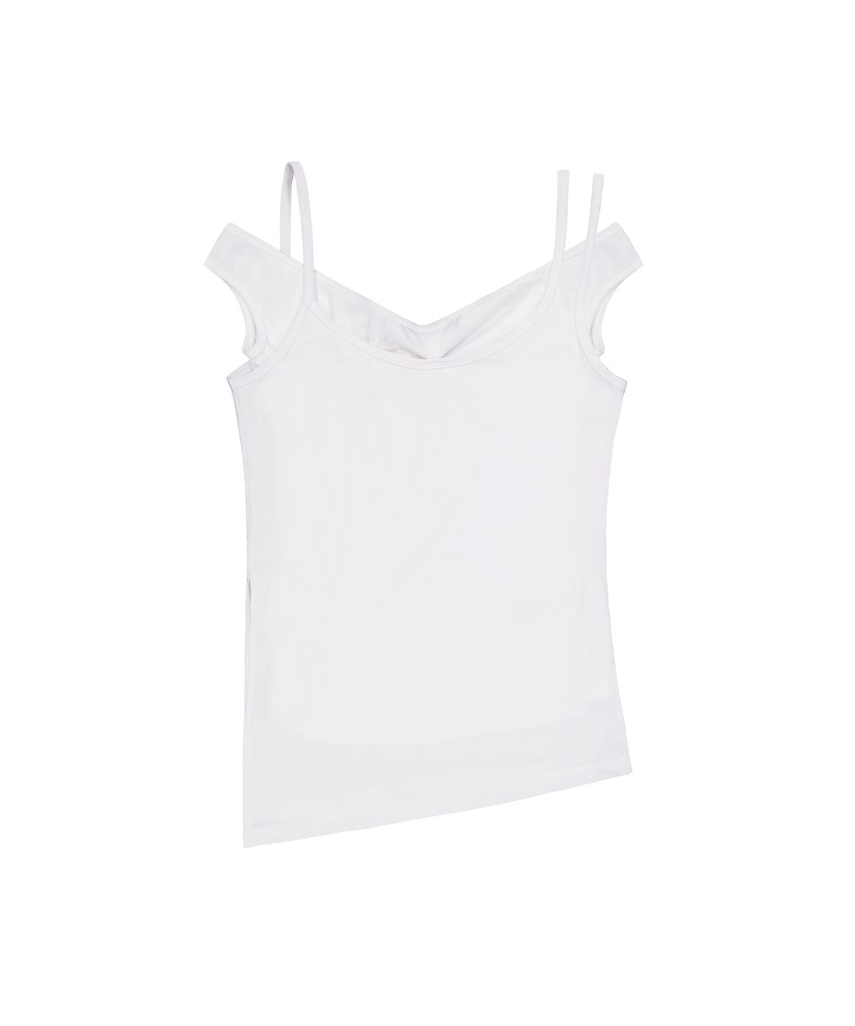 락케이크(ROCKCAKE) Off Shoulder Strap Top - White