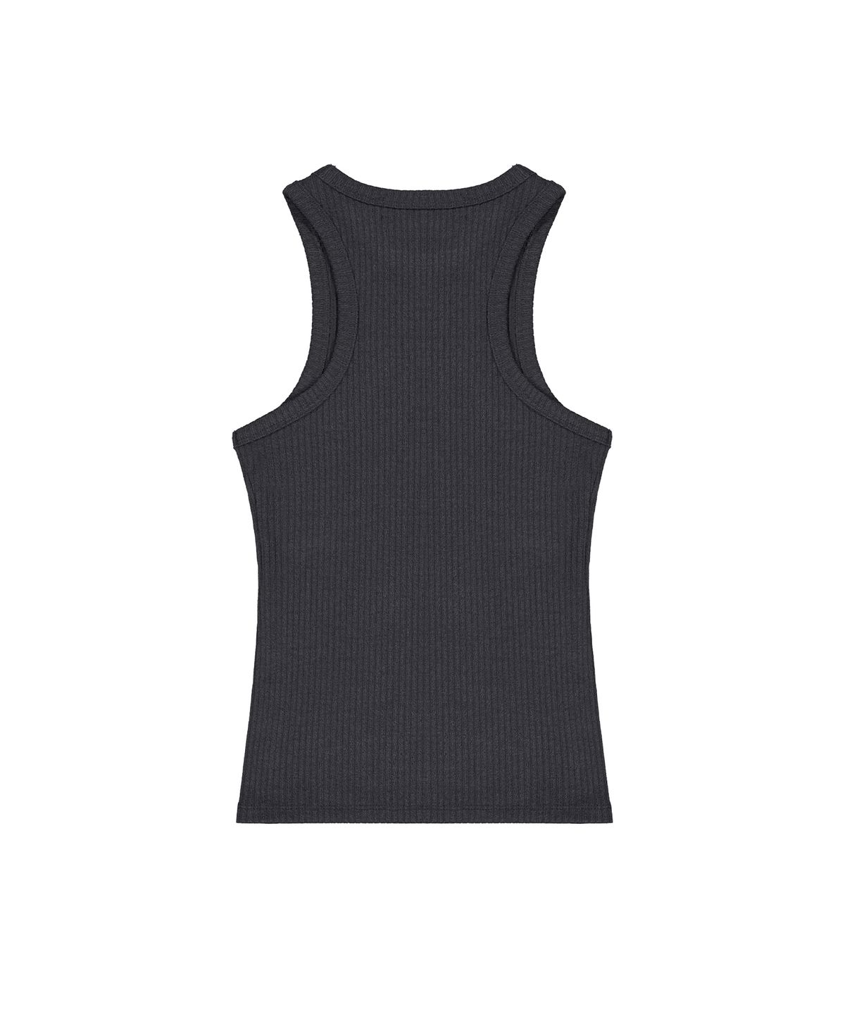 락케이크(ROCKCAKE) Side Button Sleeveless - Charcoal