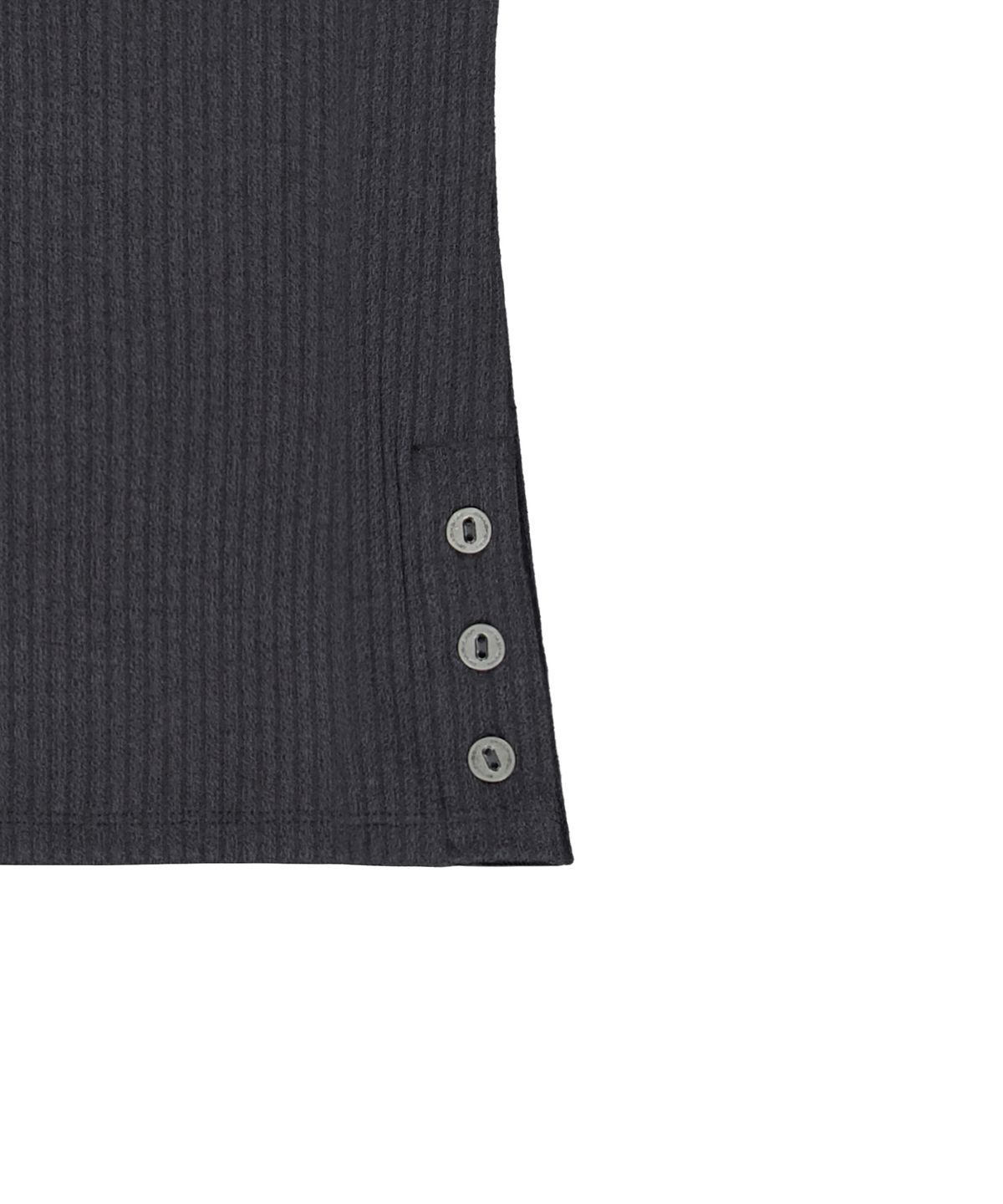 락케이크(ROCKCAKE) Side Button Sleeveless - Charcoal