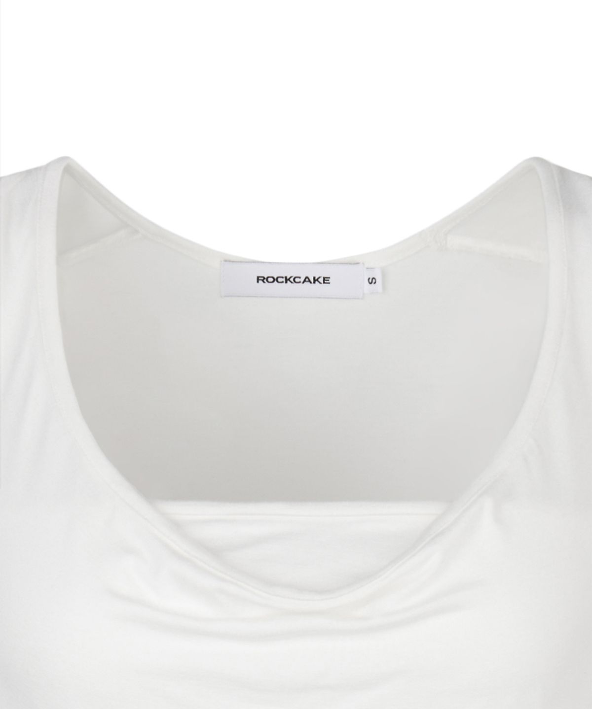 락케이크(ROCKCAKE) Cowl Neck Top - White