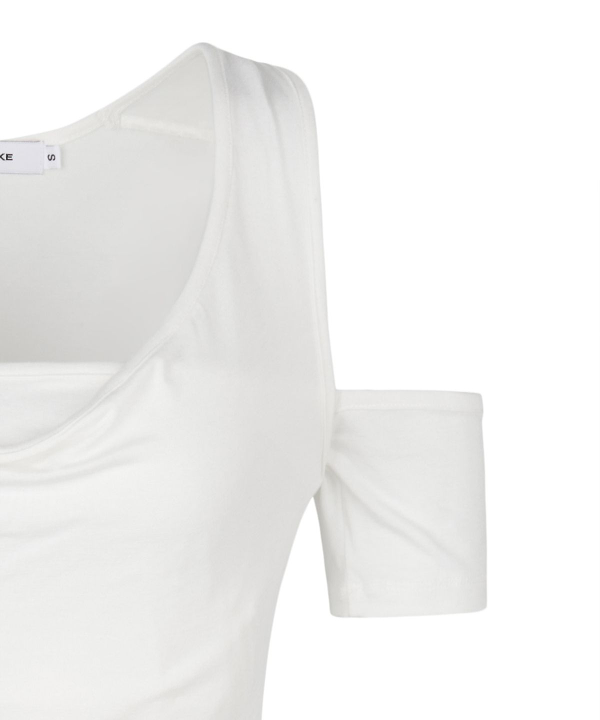 락케이크(ROCKCAKE) Cowl Neck Top - White