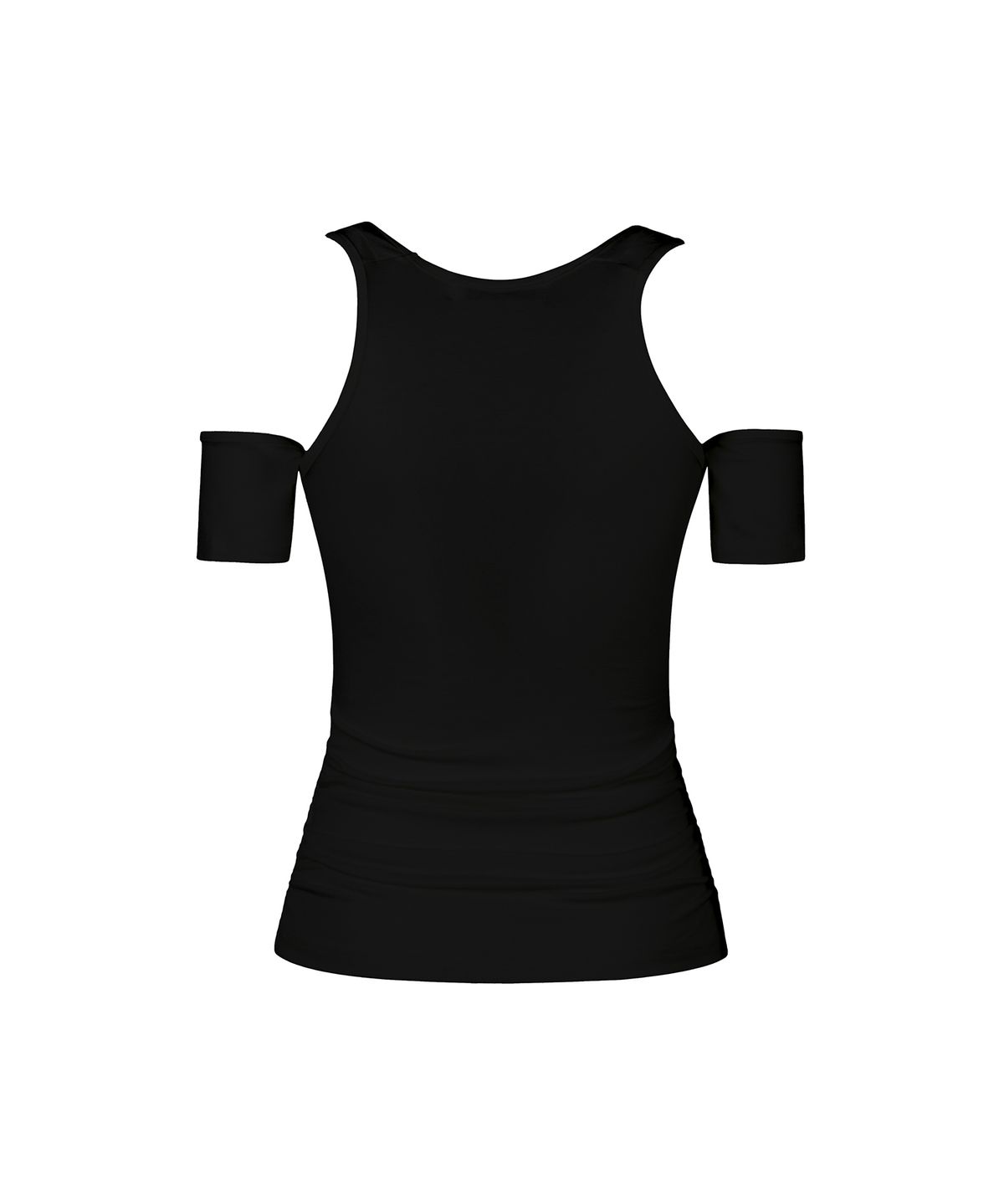 락케이크(ROCKCAKE) Cowl Neck Top - Black