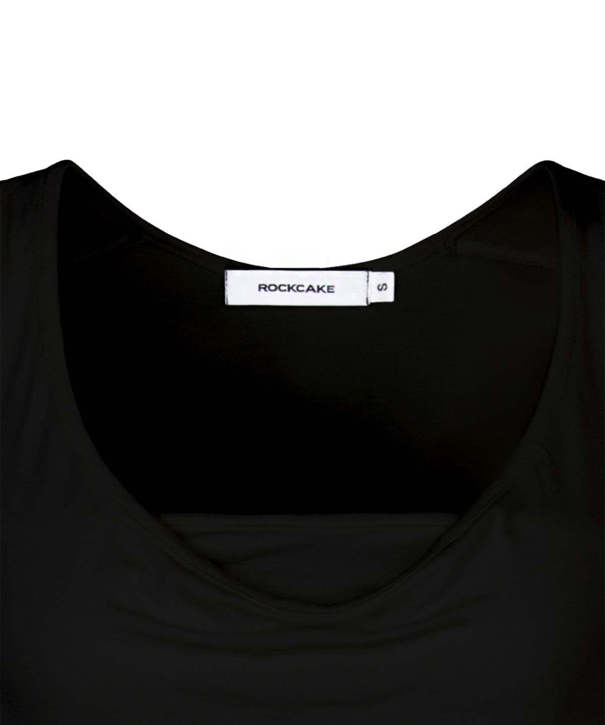 락케이크(ROCKCAKE) Cowl Neck Top - Black