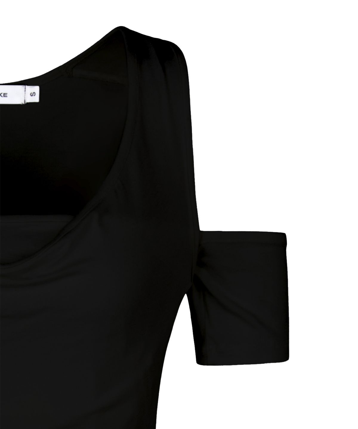 락케이크(ROCKCAKE) Cowl Neck Top - Black