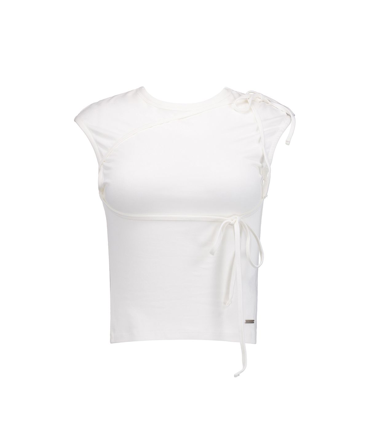 락케이크(ROCKCAKE) Side String Sleeveless - White