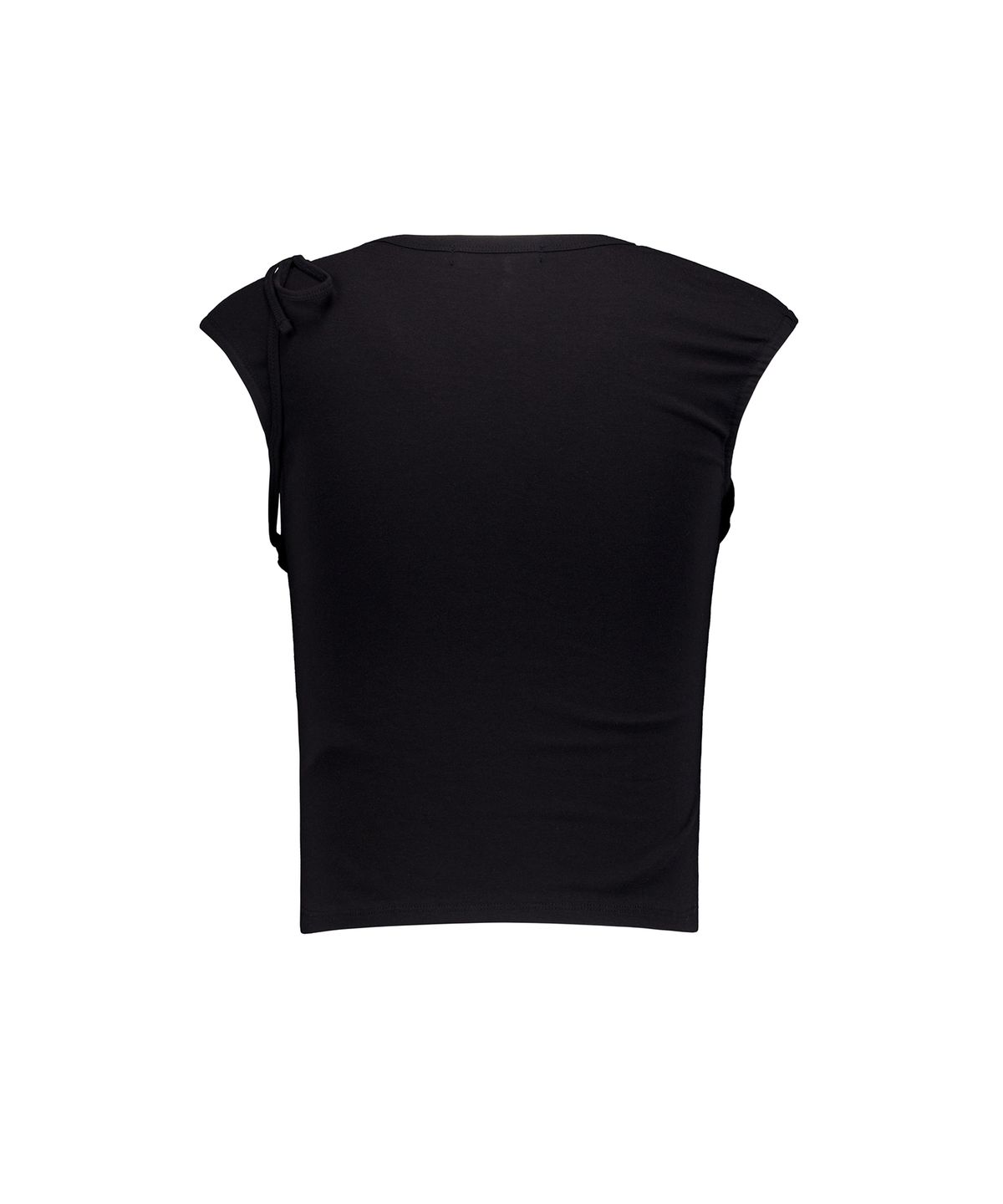 락케이크(ROCKCAKE) Side String Sleeveless - Black