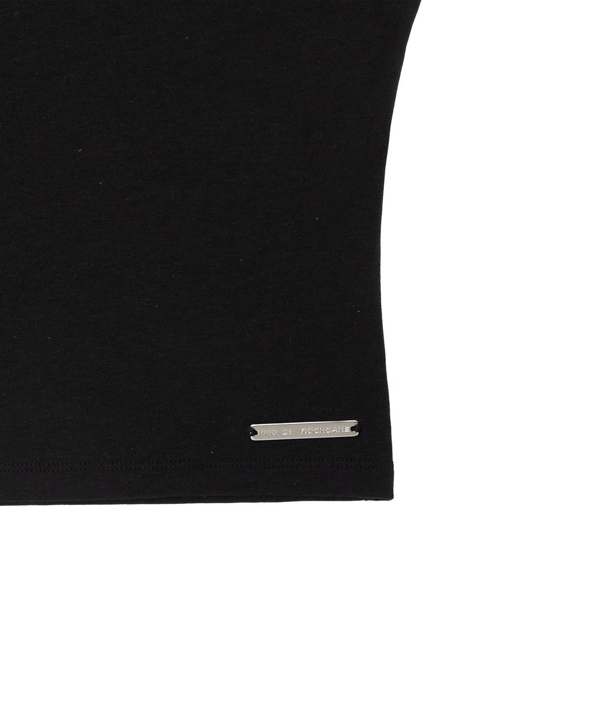 락케이크(ROCKCAKE) Side String Sleeveless - Black