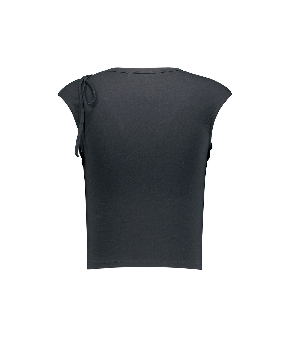 락케이크(ROCKCAKE) Side String Sleeveless - Charcoal