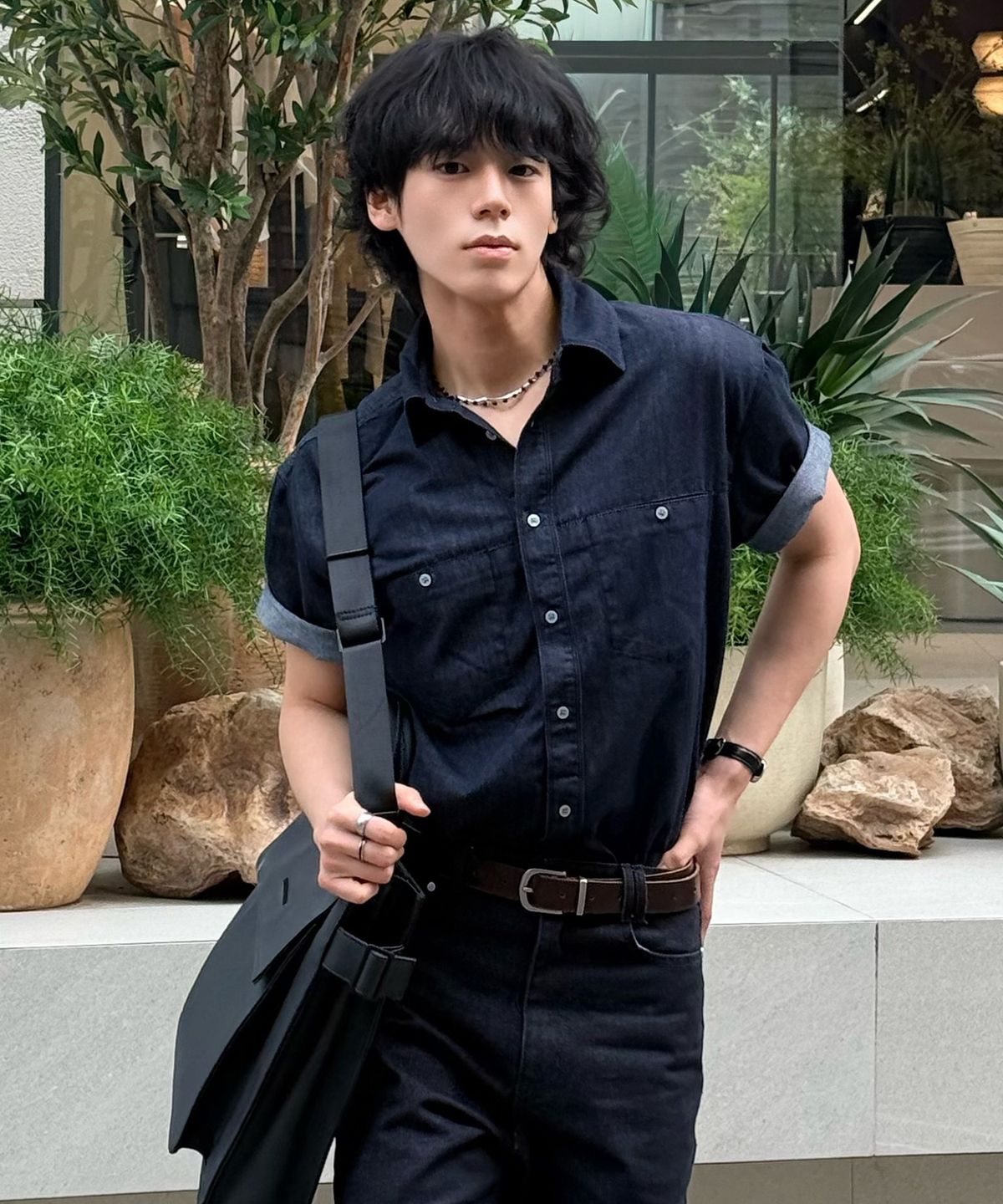 데케트(DECET) [패션플래닛X데케트]Slit Pocket Short Shirts DCSH015