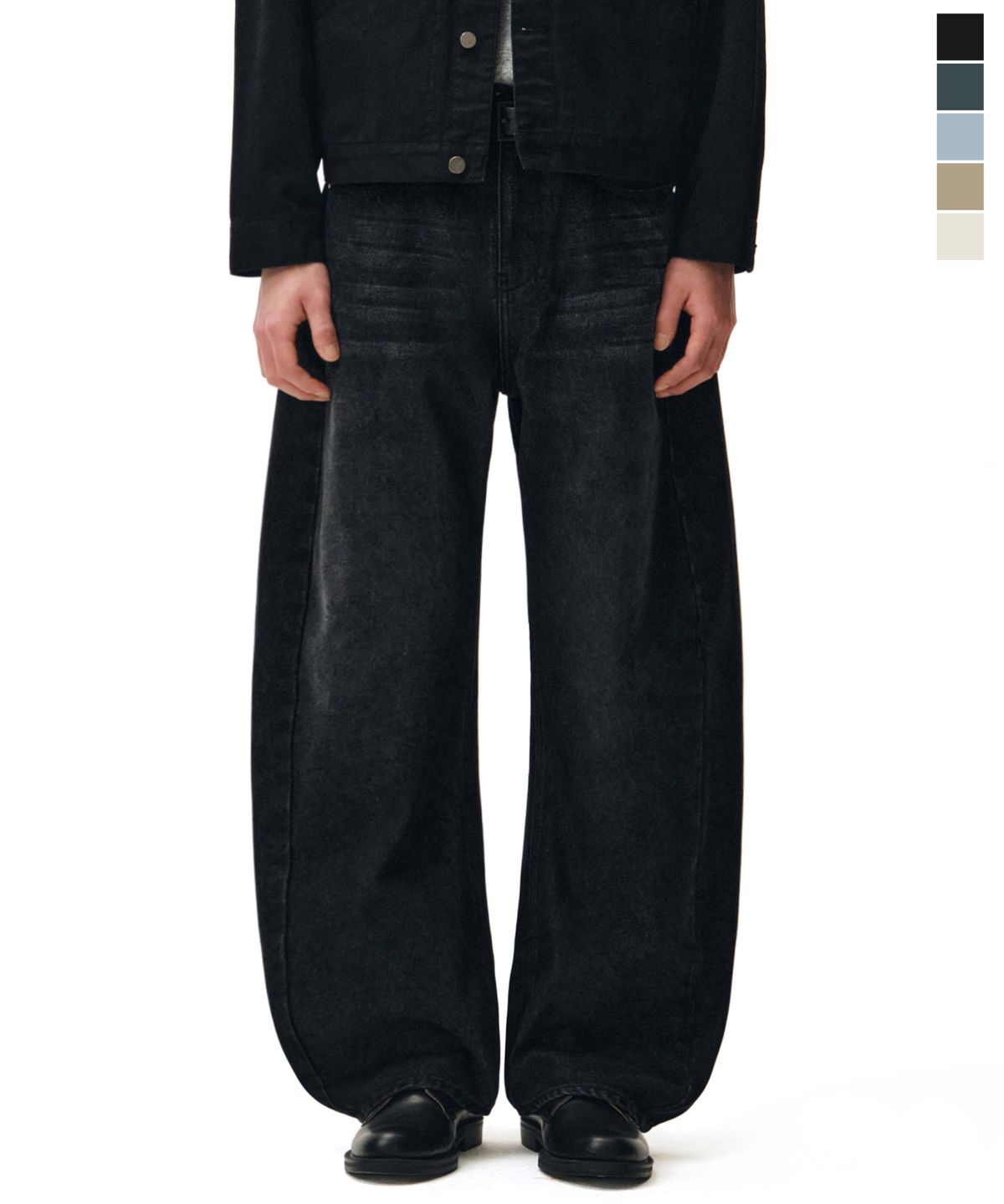 데케트(DECET) [패션플래닛X데케트]Curved Barrel Jeans DCPT074