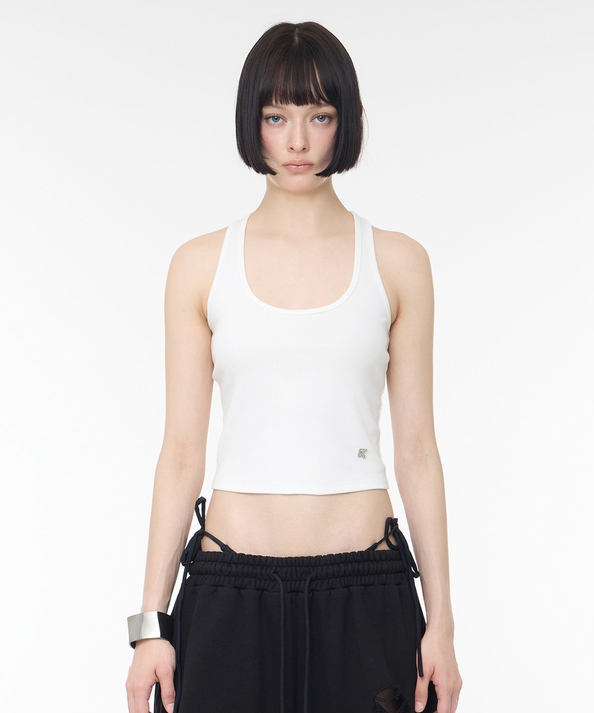락케이크(ROCKCAKE) Essential Seam Line Sleeveless - Ivory