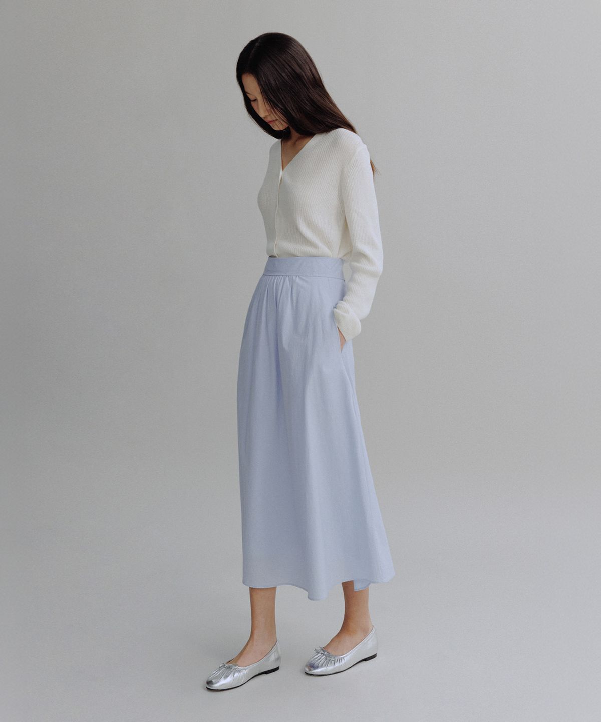 망고매니플리즈(MANGO MANY PLEASE) MAY SHIRRING SKIRT