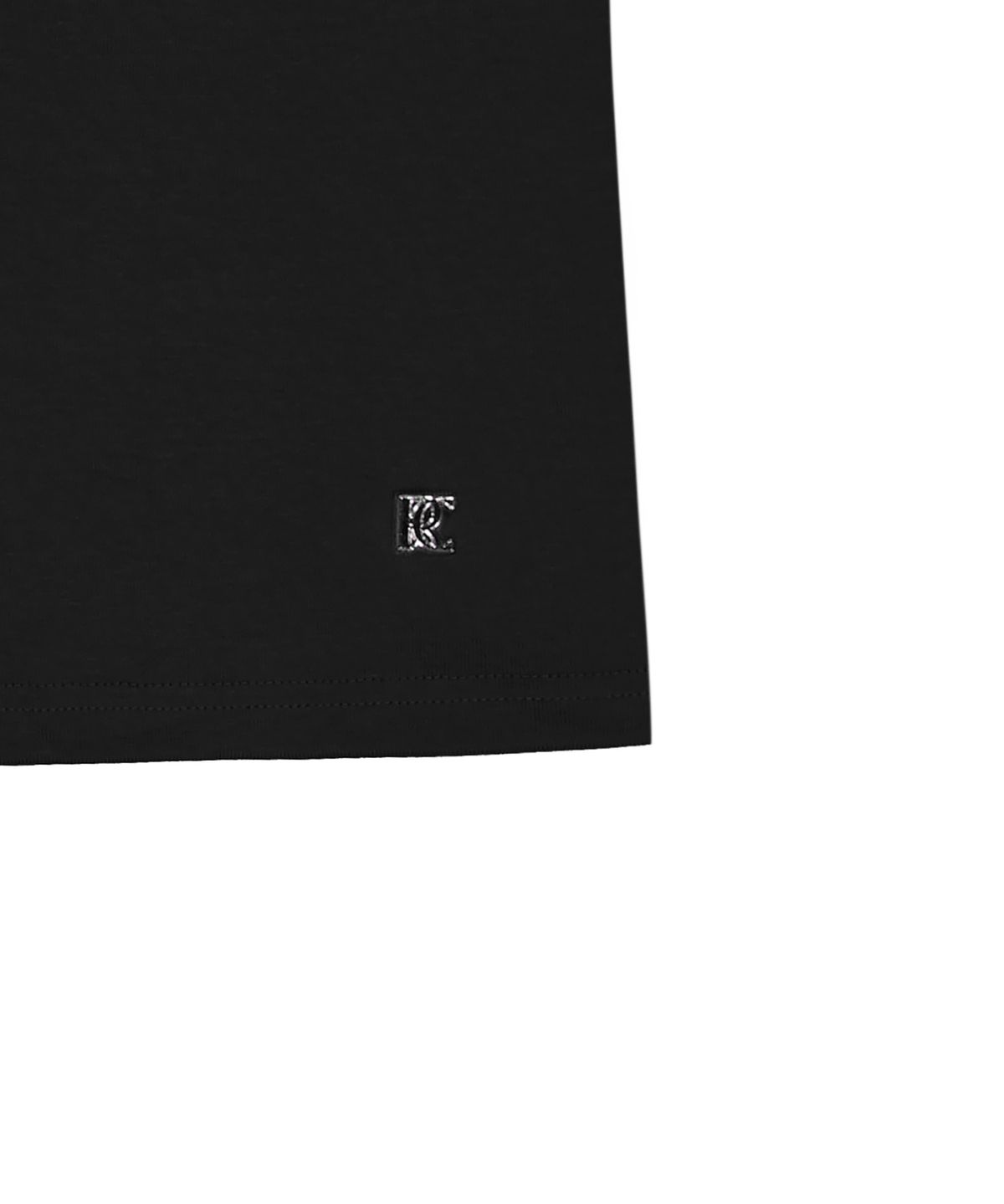 락케이크(ROCKCAKE) Essential Henly Neck Top - Black