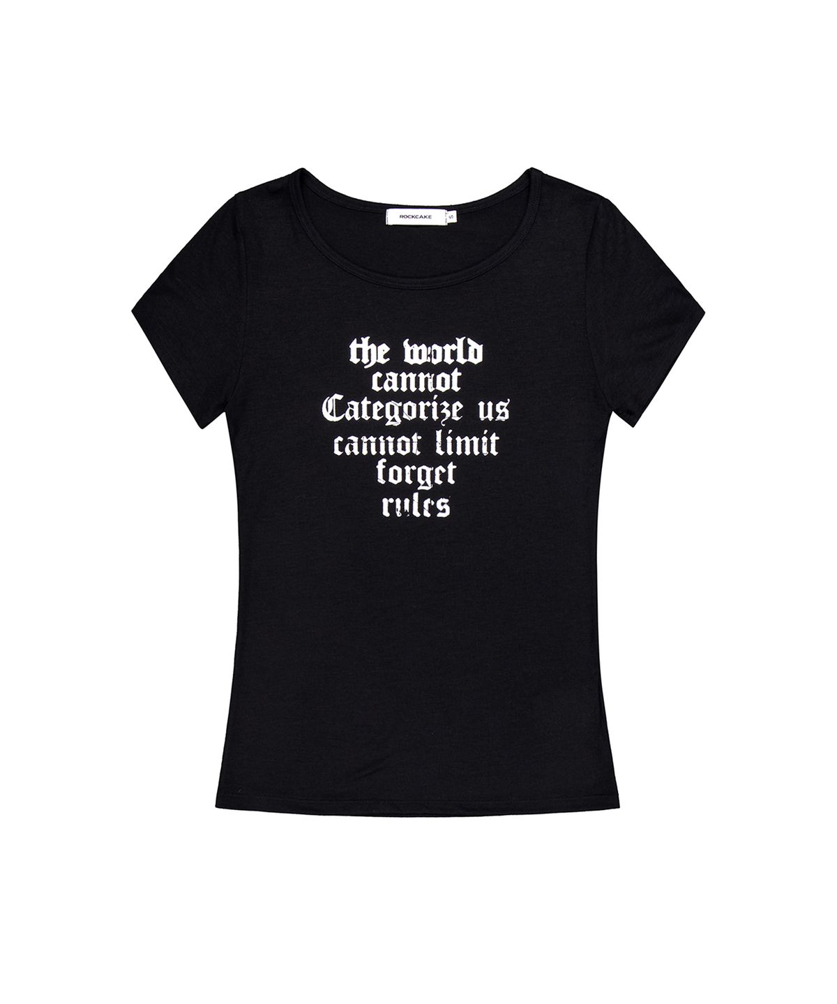 락케이크(ROCKCAKE) Forget The Rules Top - Black