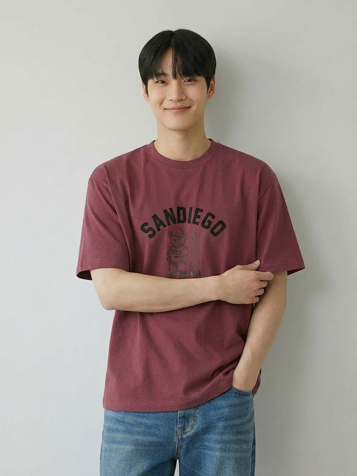 행텐(HANGTEN) 공용 베니 빅 그래픽 반팔 티셔츠_490(10570-031-403-31)