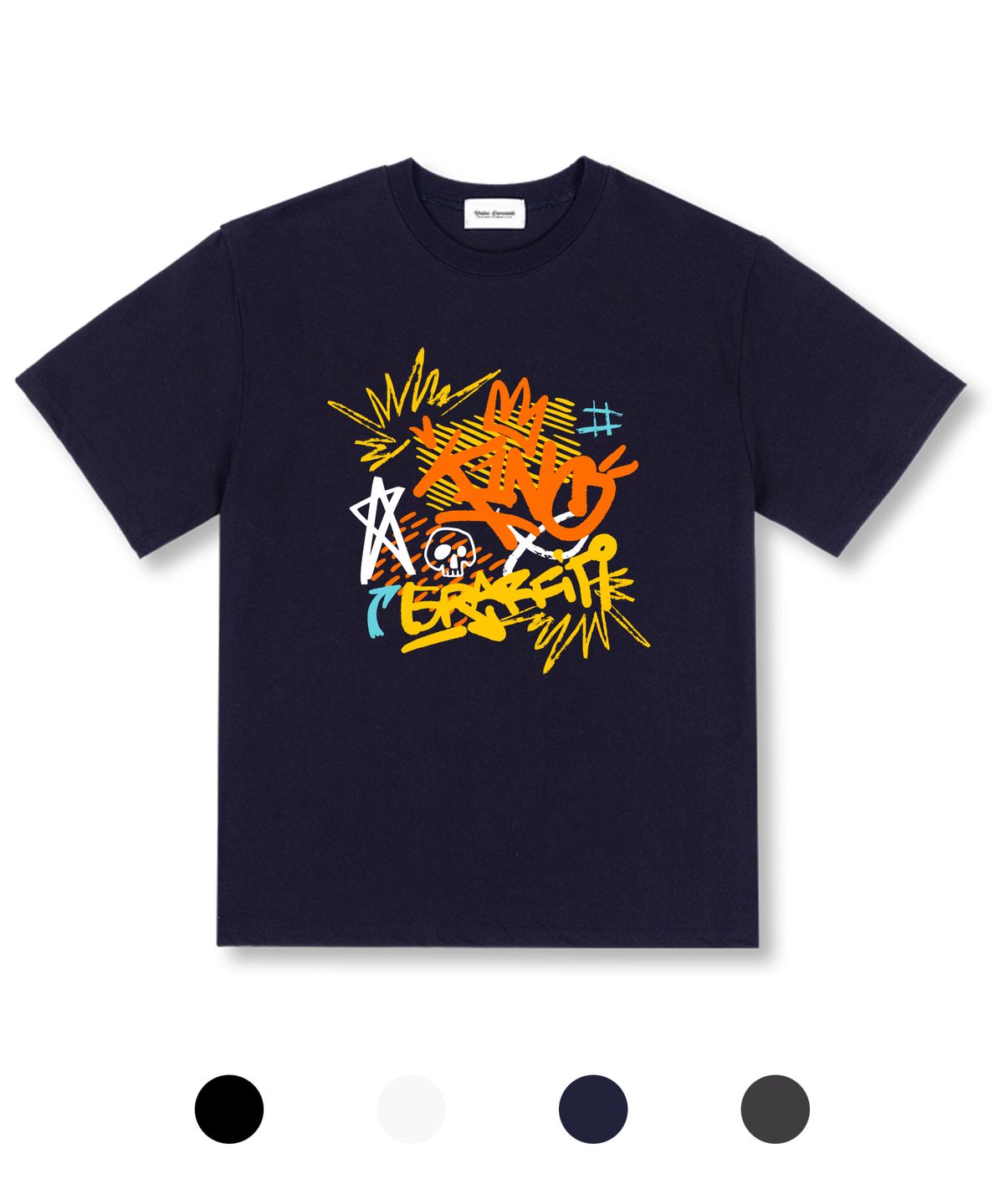 유니온가먼츠(UNION GARMENTS) 아이돈노우 오버핏 반팔 티셔츠 4COLOR