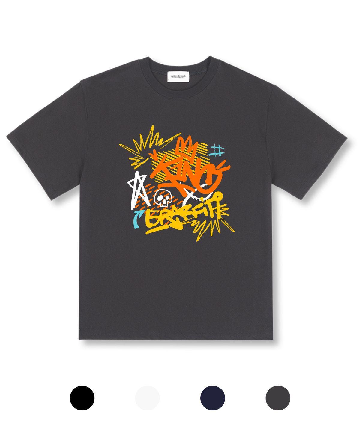 유니온가먼츠(UNION GARMENTS) 아이돈노우 오버핏 반팔 티셔츠 4COLOR