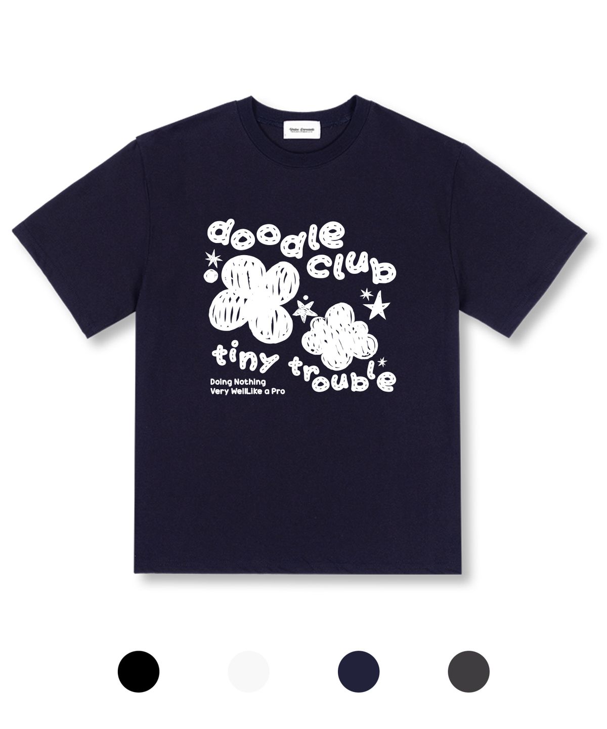 유니온가먼츠(UNION GARMENTS) 티니트러블 오버핏 반팔 티셔츠 4COLOR