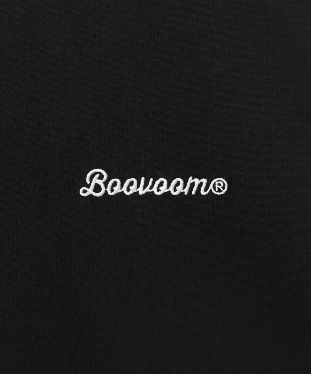 부붐(BOOVOOM) [빅사이즈]오리지널 로고 자수 티셔츠