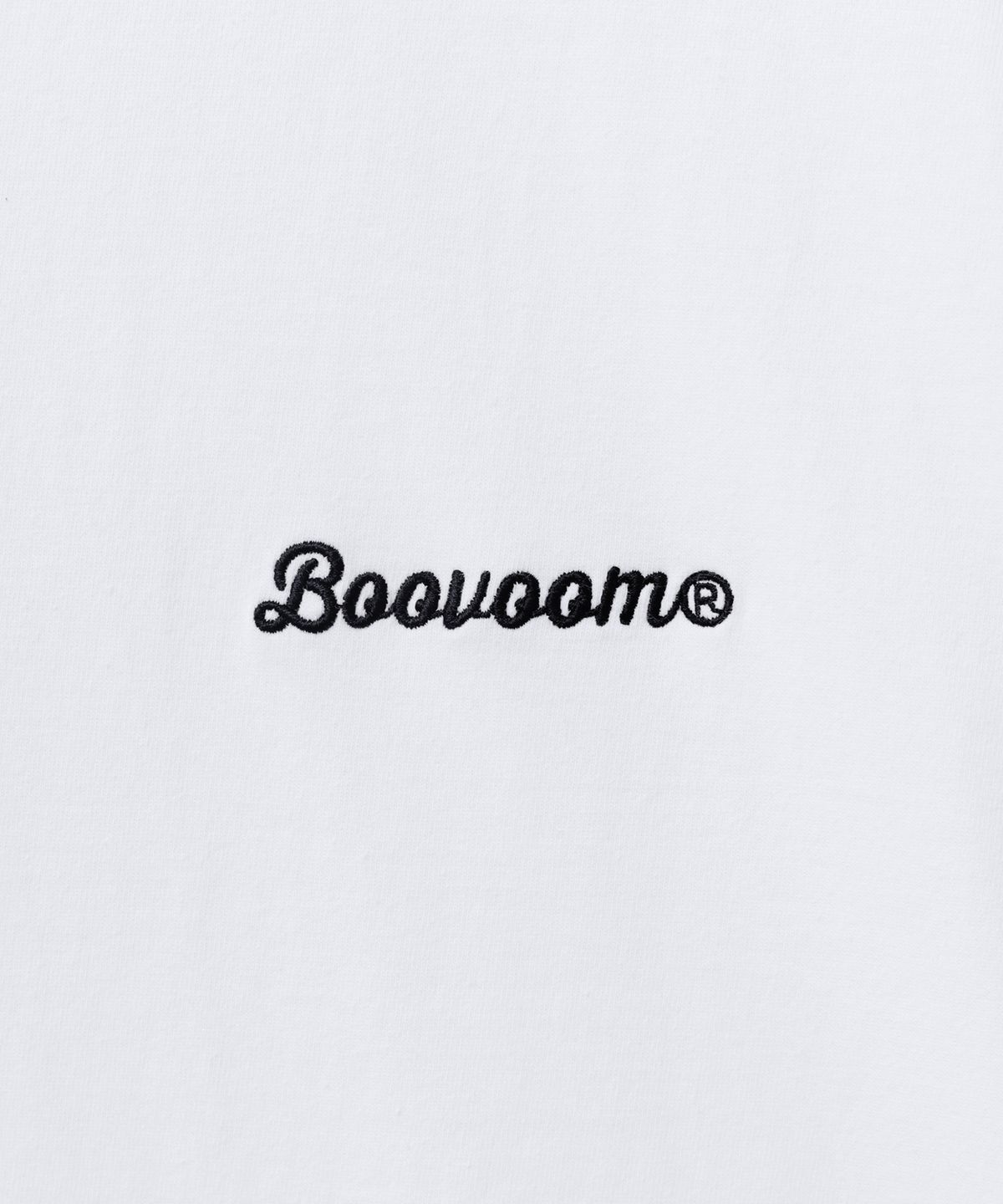 부붐(BOOVOOM) [빅사이즈]오리지널 로고 자수 티셔츠