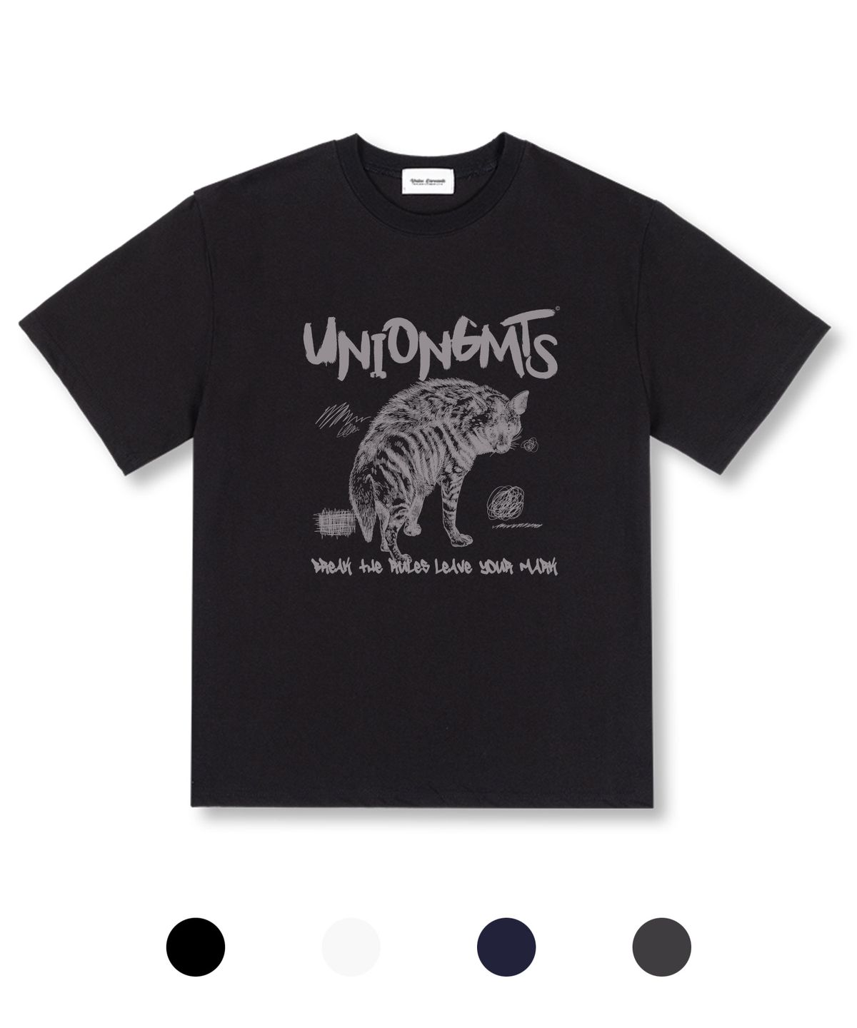 유니온가먼츠(UNION GARMENTS) 유니온폭스 오버핏 반팔 티셔츠 4COLOR
