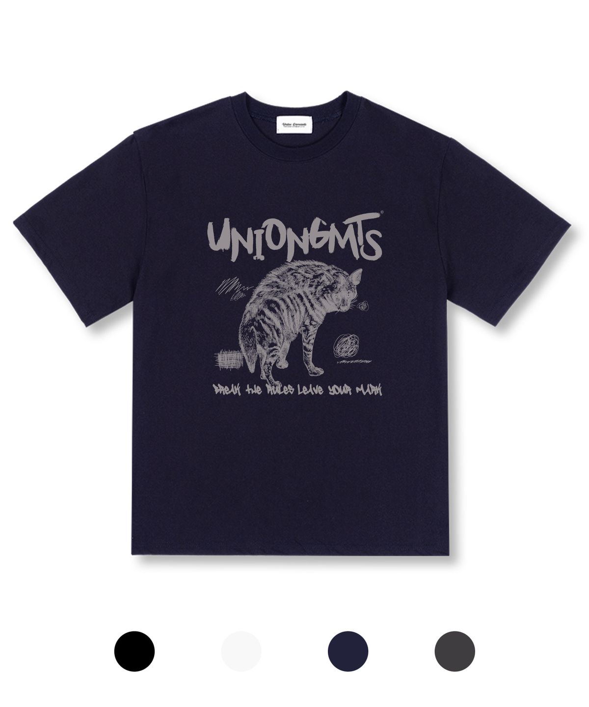 유니온가먼츠(UNION GARMENTS) 유니온폭스 오버핏 반팔 티셔츠 4COLOR