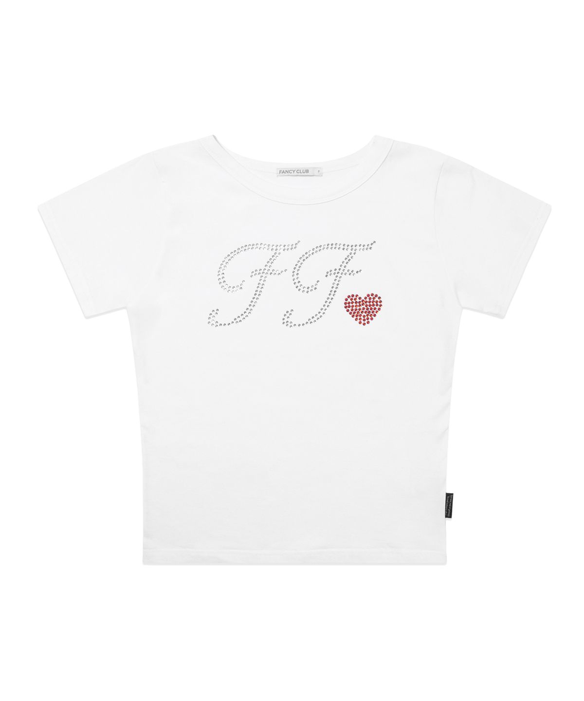 팬시클럽(FANCY CLUB) 글린트 FF 티 (WHITE) F26QB088