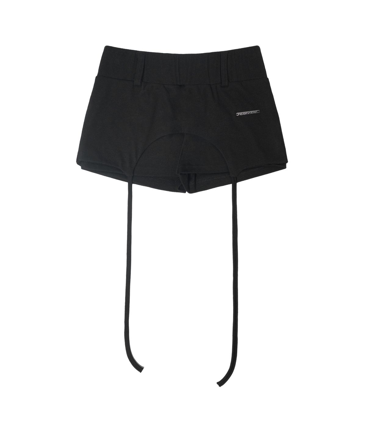 팬시클럽(FANCY CLUB) 카터 마이크로 숏츠 (BLACK) F26QD145