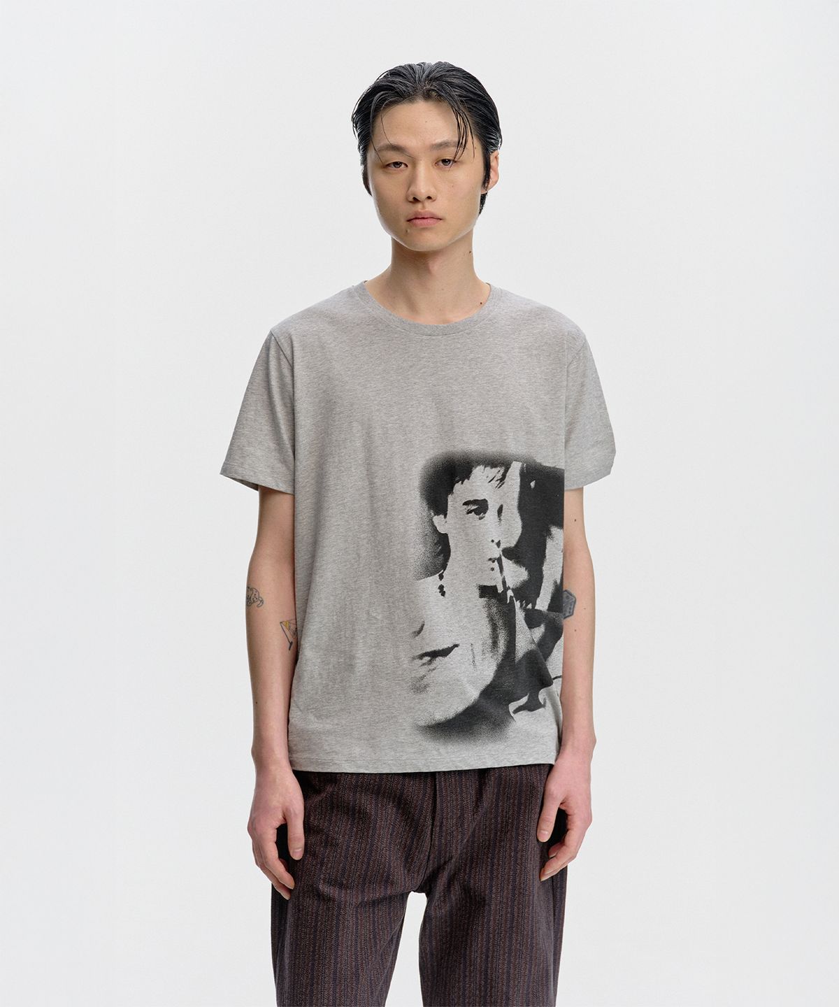 서피스에디션(SURFACE EDITION) QUADRO T-SHIRT GRAY