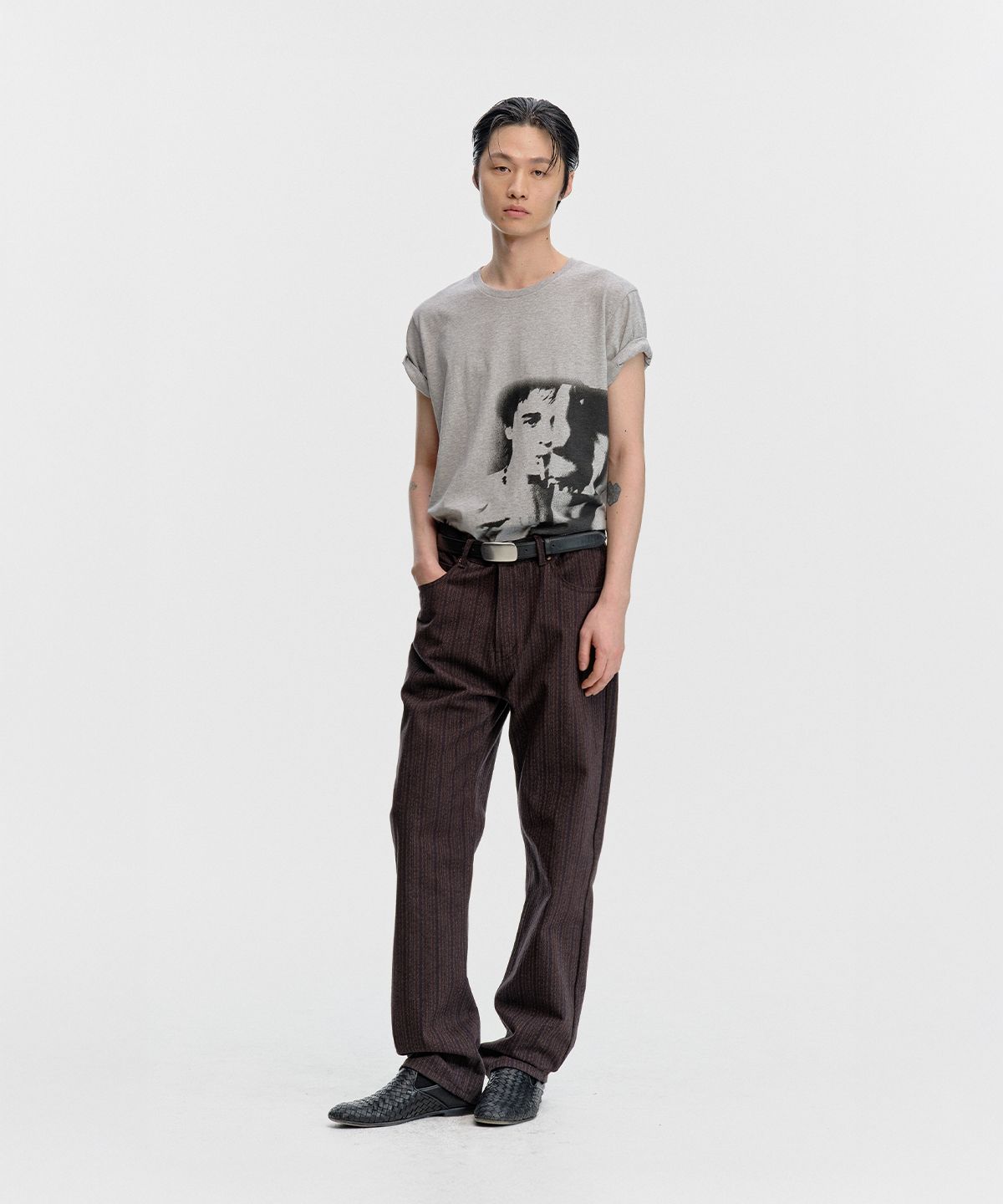 서피스에디션(SURFACE EDITION) QUADRO T-SHIRT GRAY